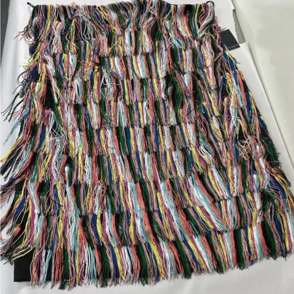 Eloquii size 26 Multi Color Fringe Dress. Great length and movement! NWOT